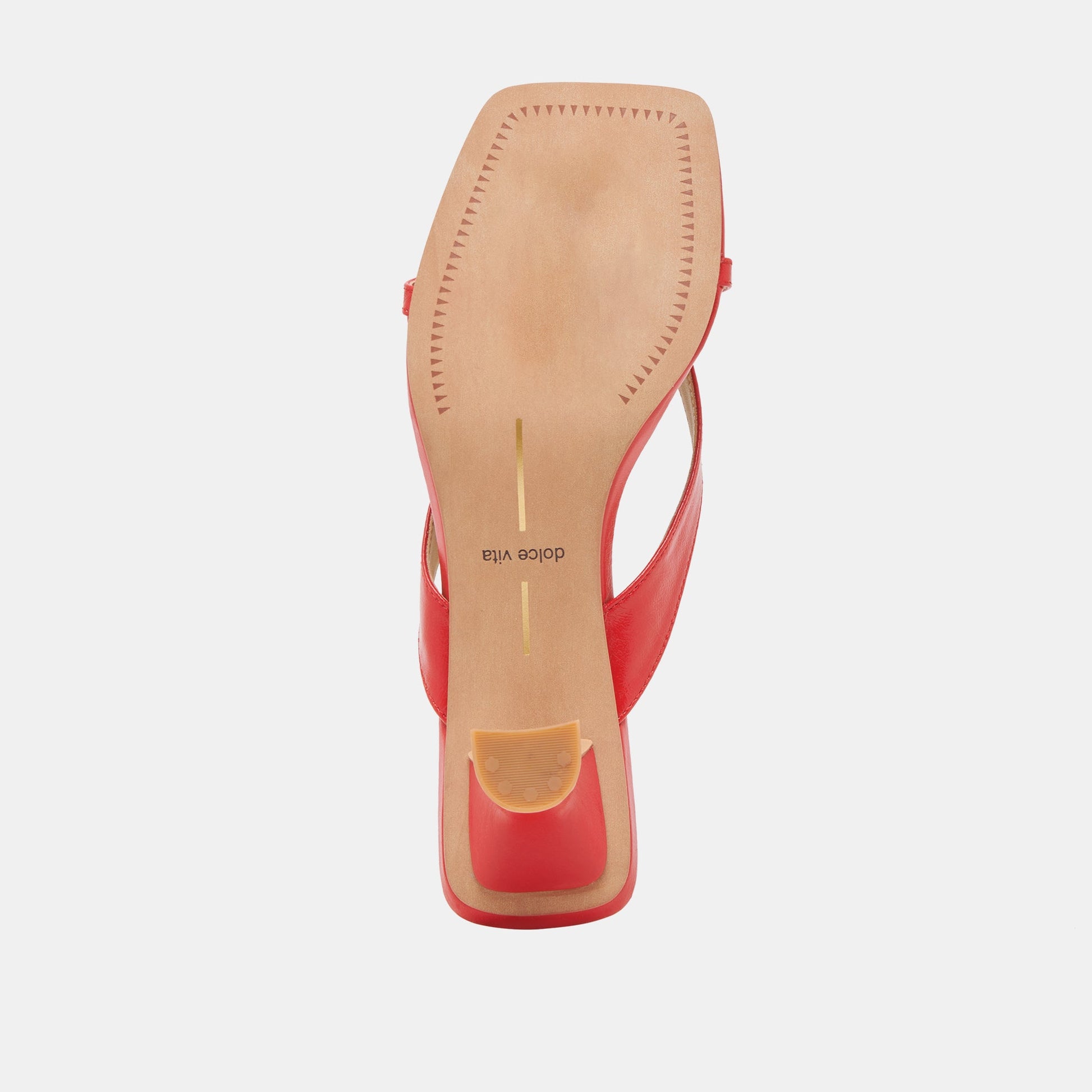 Dolce Vita BREVEL WIDE HEELS CHILI LEATHER