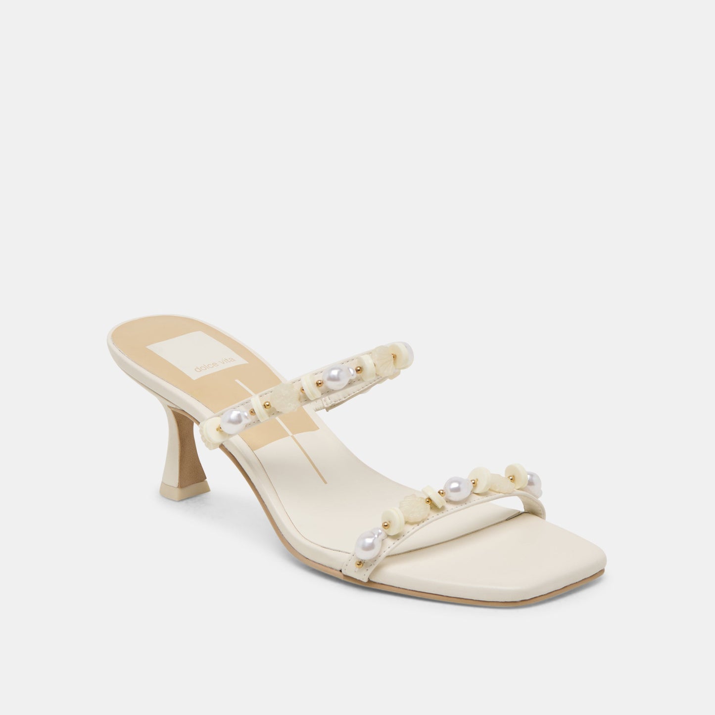 Dolce Vita GRASON HEELS WHITE LEATHER