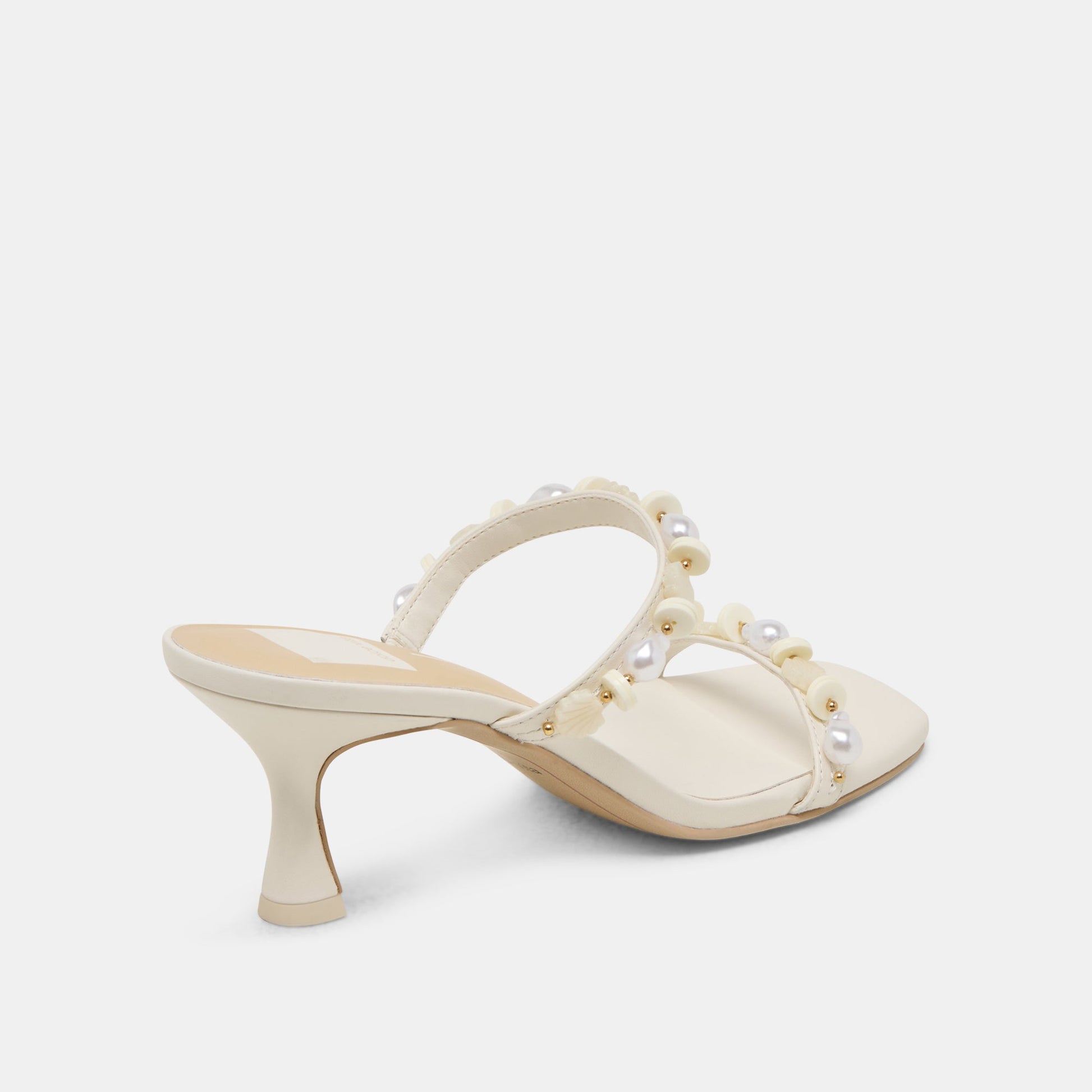 Dolce Vita GRASON HEELS WHITE LEATHER