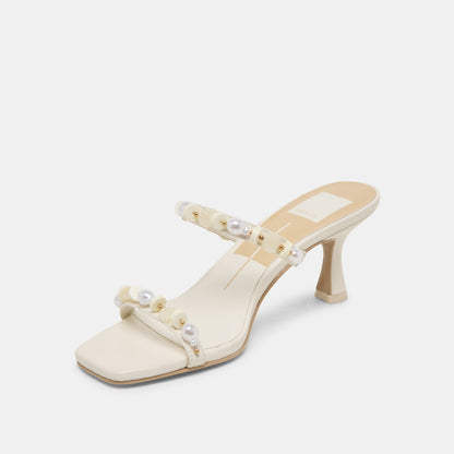 Dolce Vita GRASON HEELS WHITE LEATHER