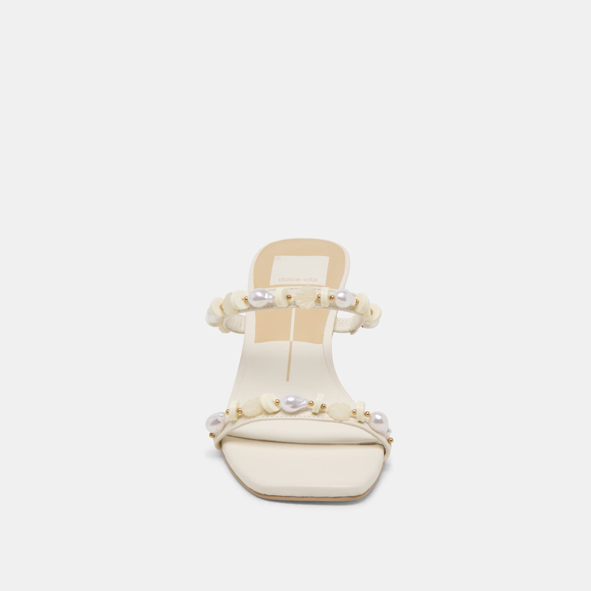 Dolce Vita GRASON HEELS WHITE LEATHER
