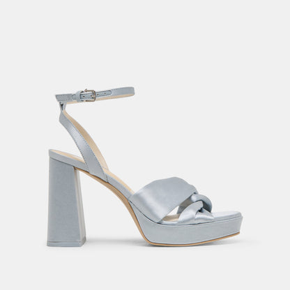 Dolce Vita PARLO HEELS LIGHT BLUE SATIN