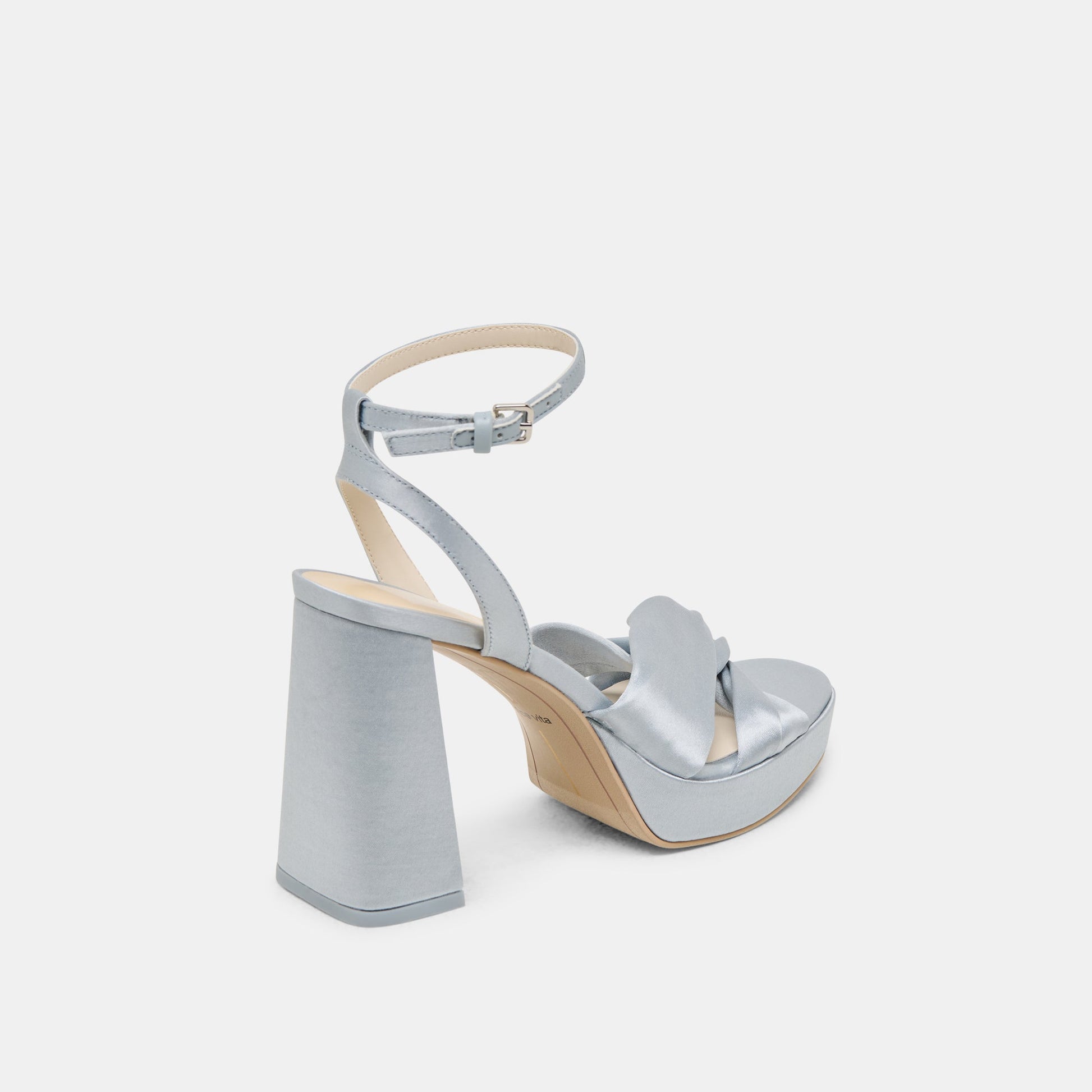 Dolce Vita PARLO HEELS LIGHT BLUE SATIN