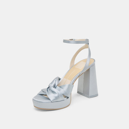 Dolce Vita PARLO HEELS LIGHT BLUE SATIN
