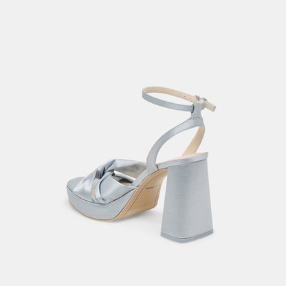 Dolce Vita PARLO HEELS LIGHT BLUE SATIN
