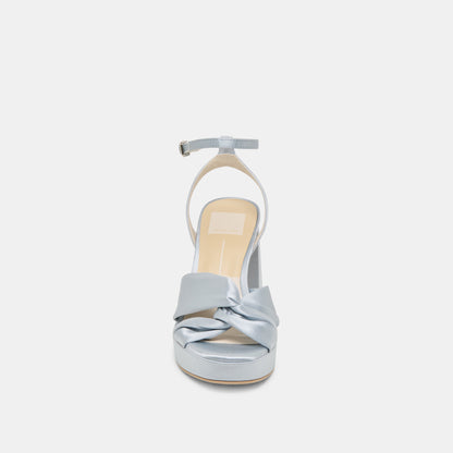 Dolce Vita PARLO HEELS LIGHT BLUE SATIN