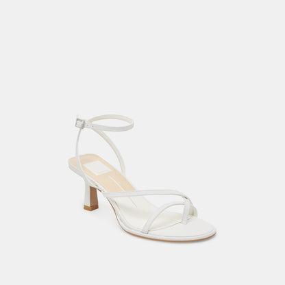 Dolce Vita MORAH WIDE HEELS TRUE WHITE LEATHER