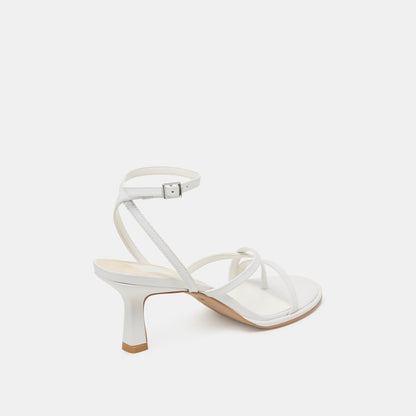 Dolce Vita MORAH WIDE HEELS TRUE WHITE LEATHER