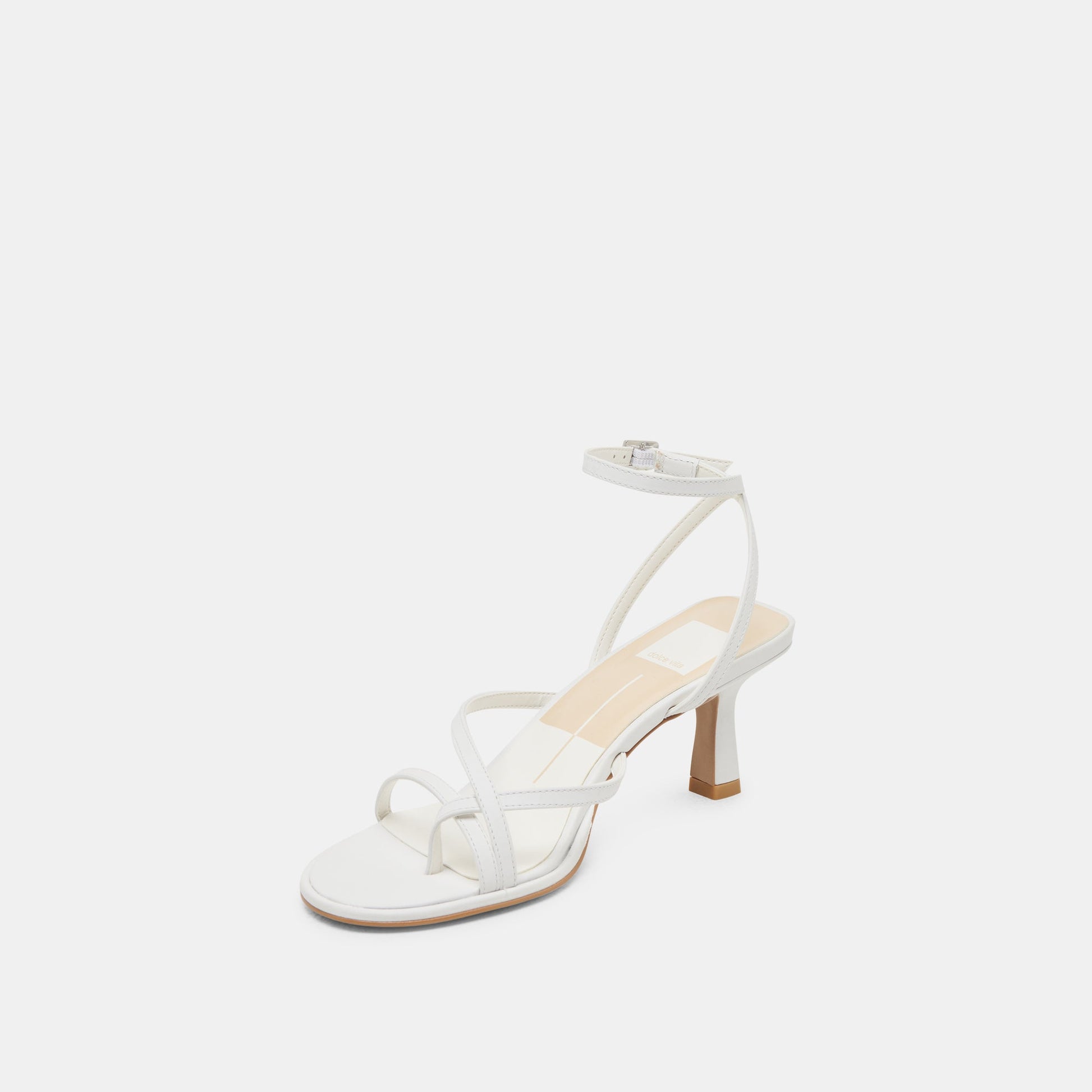 Dolce Vita MORAH WIDE HEELS TRUE WHITE LEATHER