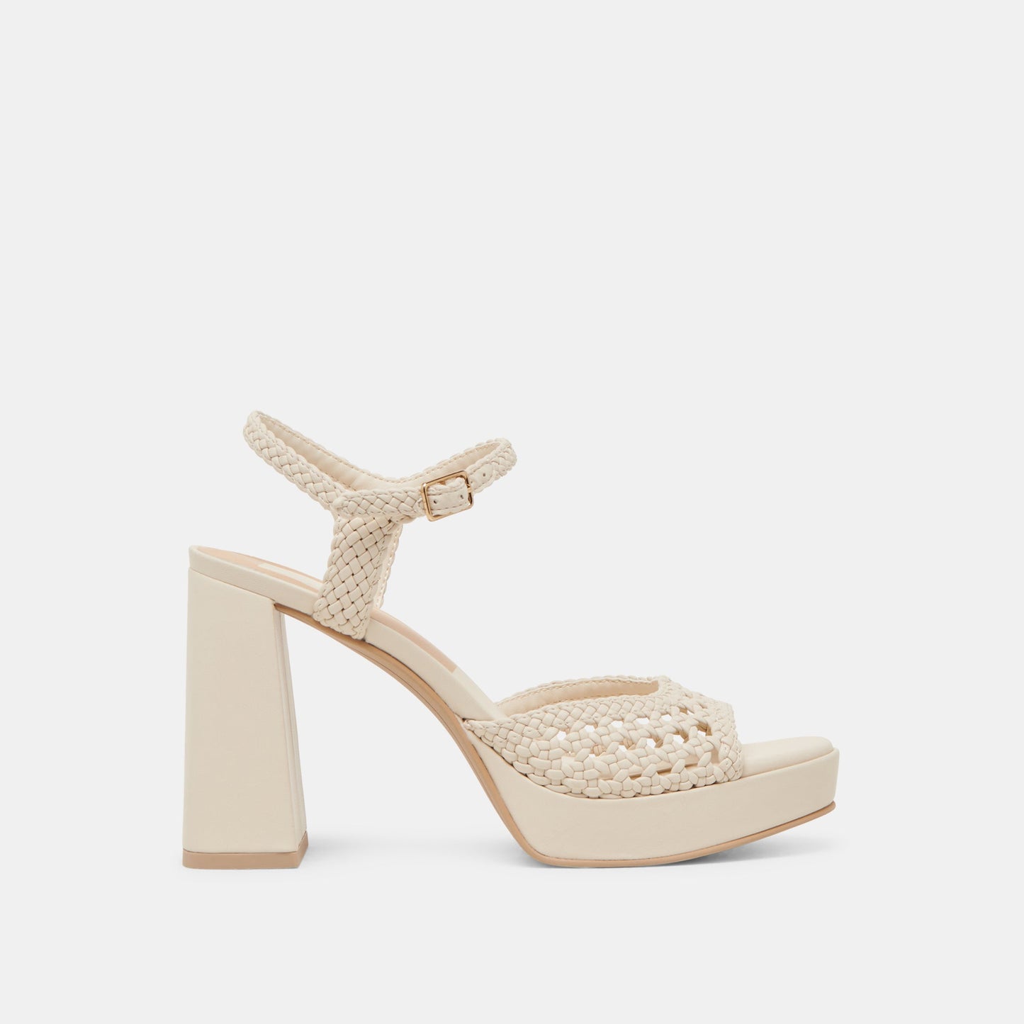 Dolce Vita PEYTEN WIDE HEELS CREME WOVEN STELLA