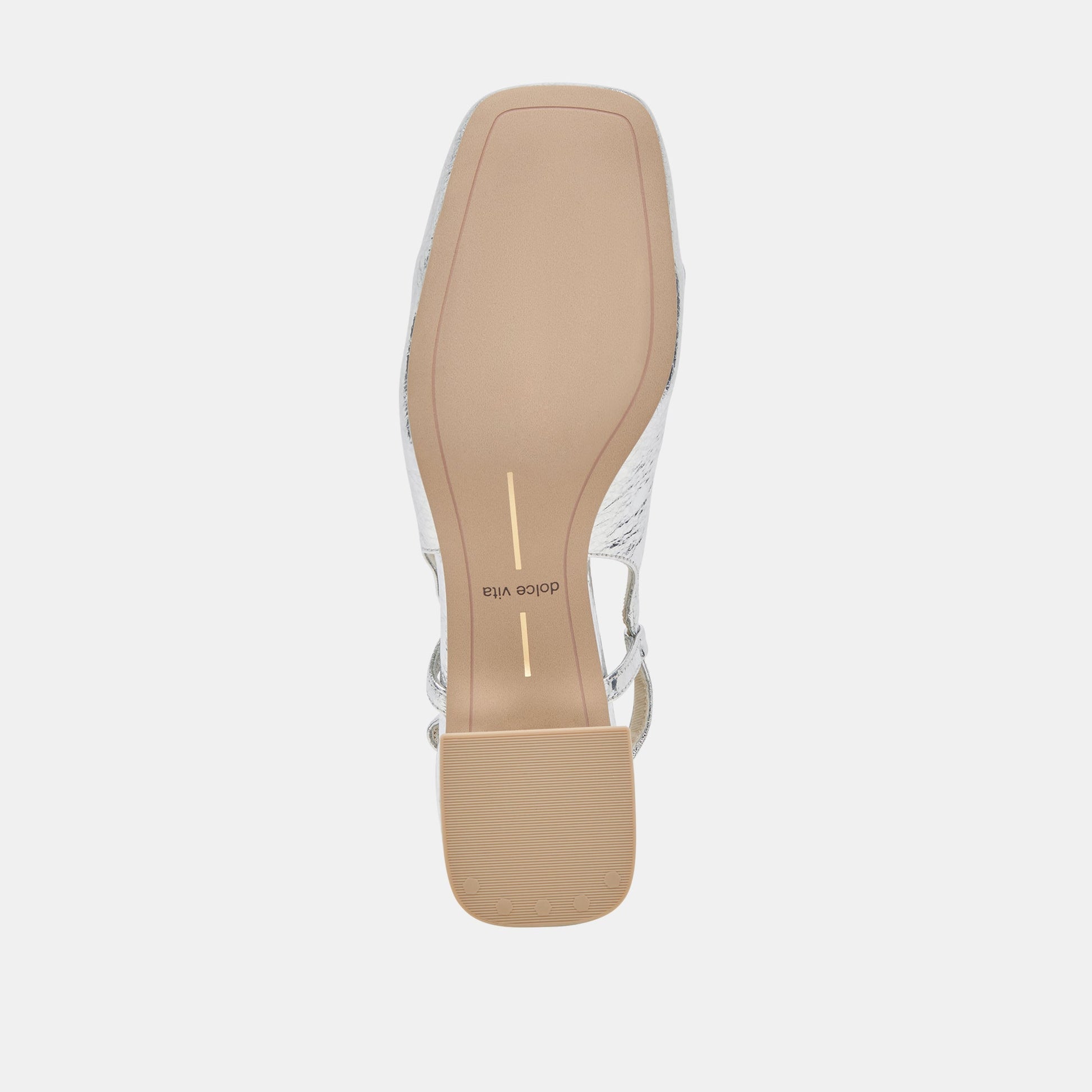 Dolce Vita MELLI HEELS SILVER DISTRESSED LEATHER