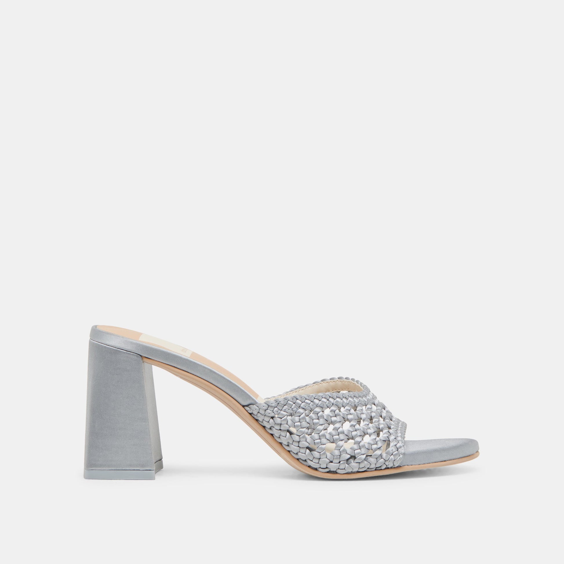 Dolce Vita MARGOE HEELS LIGHT BLUE WOVEN SATIN