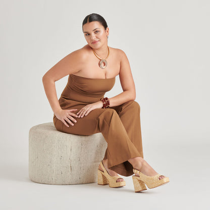 Dolce Vita FLORES HEELS NATURAL RAFFIA