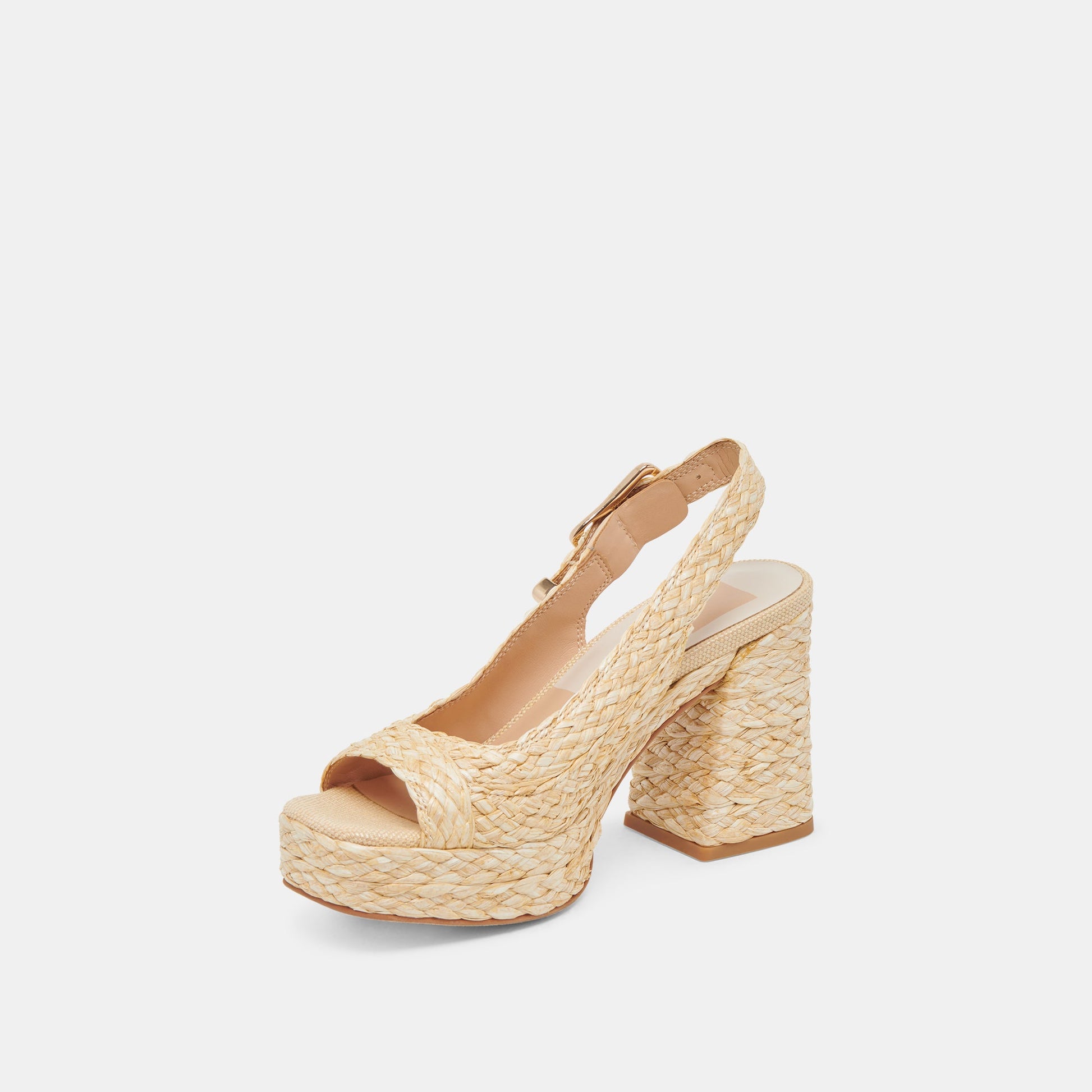 Dolce Vita FLORES HEELS NATURAL RAFFIA