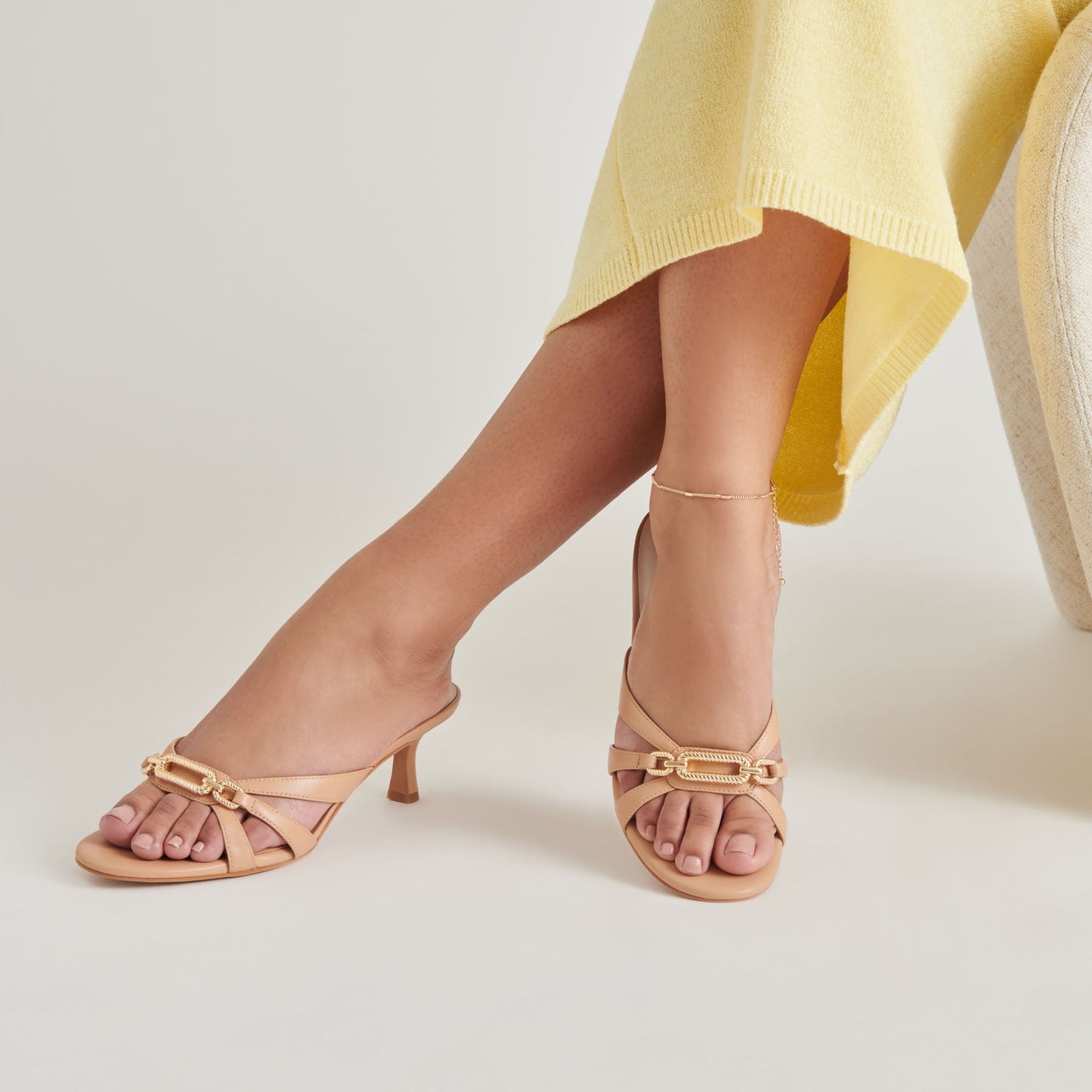 Dolce Vita LERAH HEELS CAFE EMBOSSED LEATHER