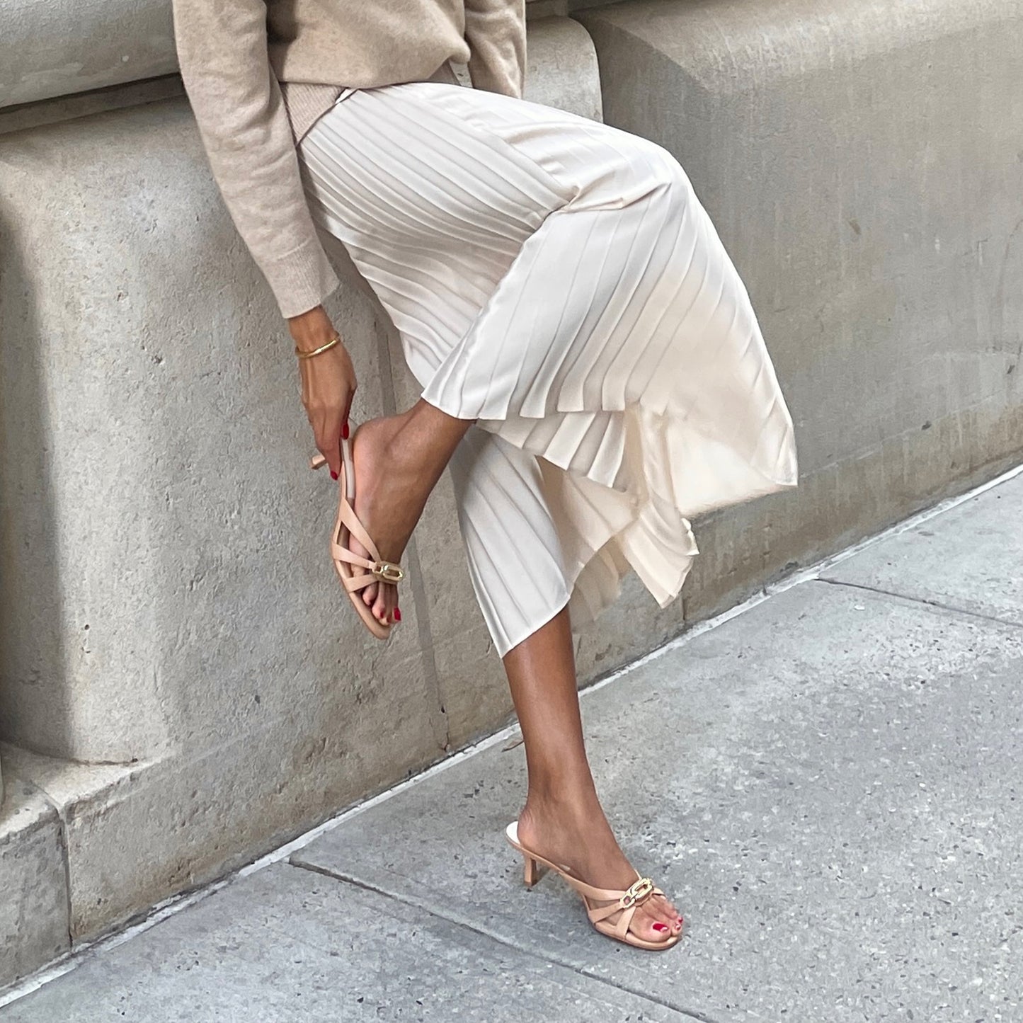Dolce Vita LERAH HEELS CAFE EMBOSSED LEATHER