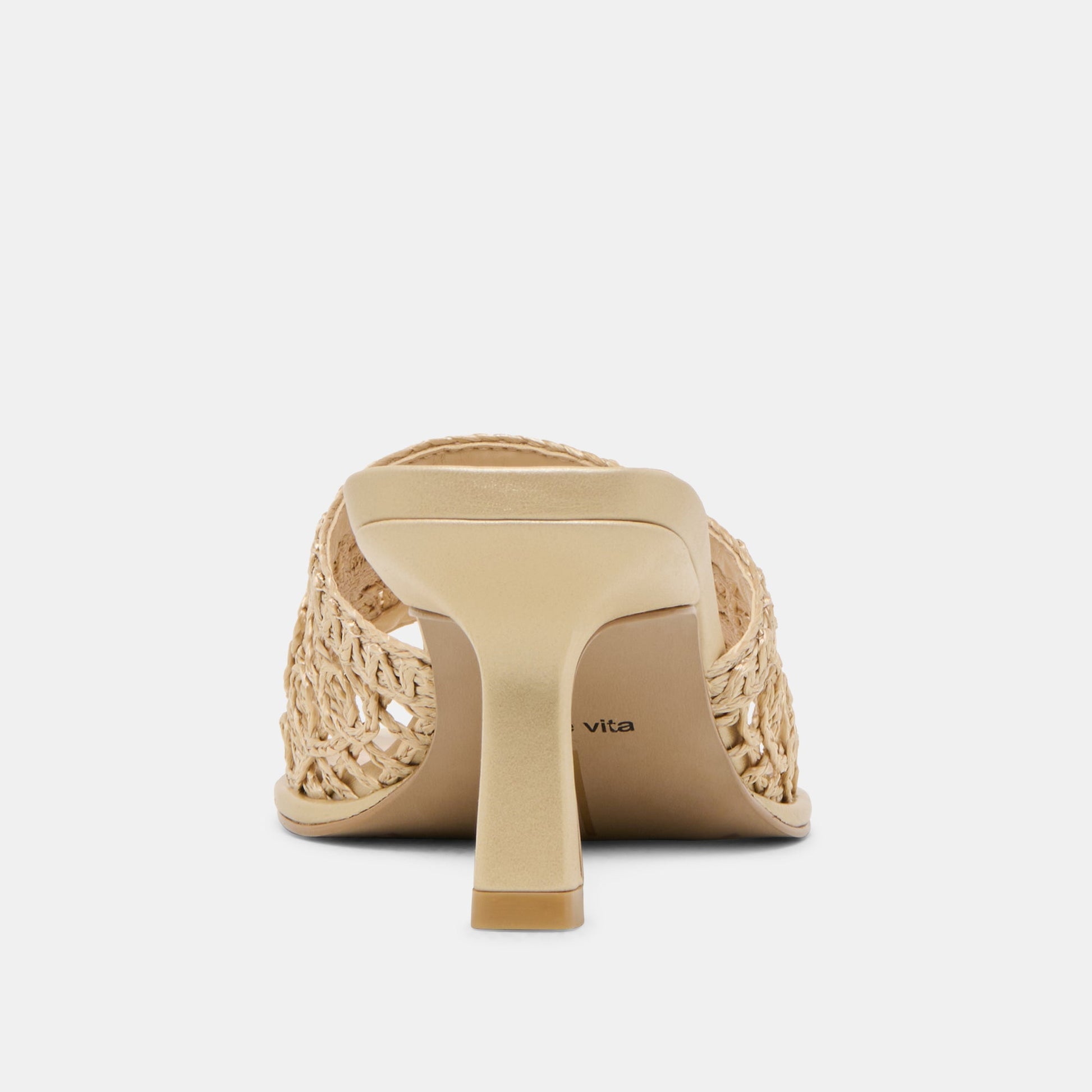 Dolce Vita MAYLAH HEELS LIGHT GOLD MACRAME