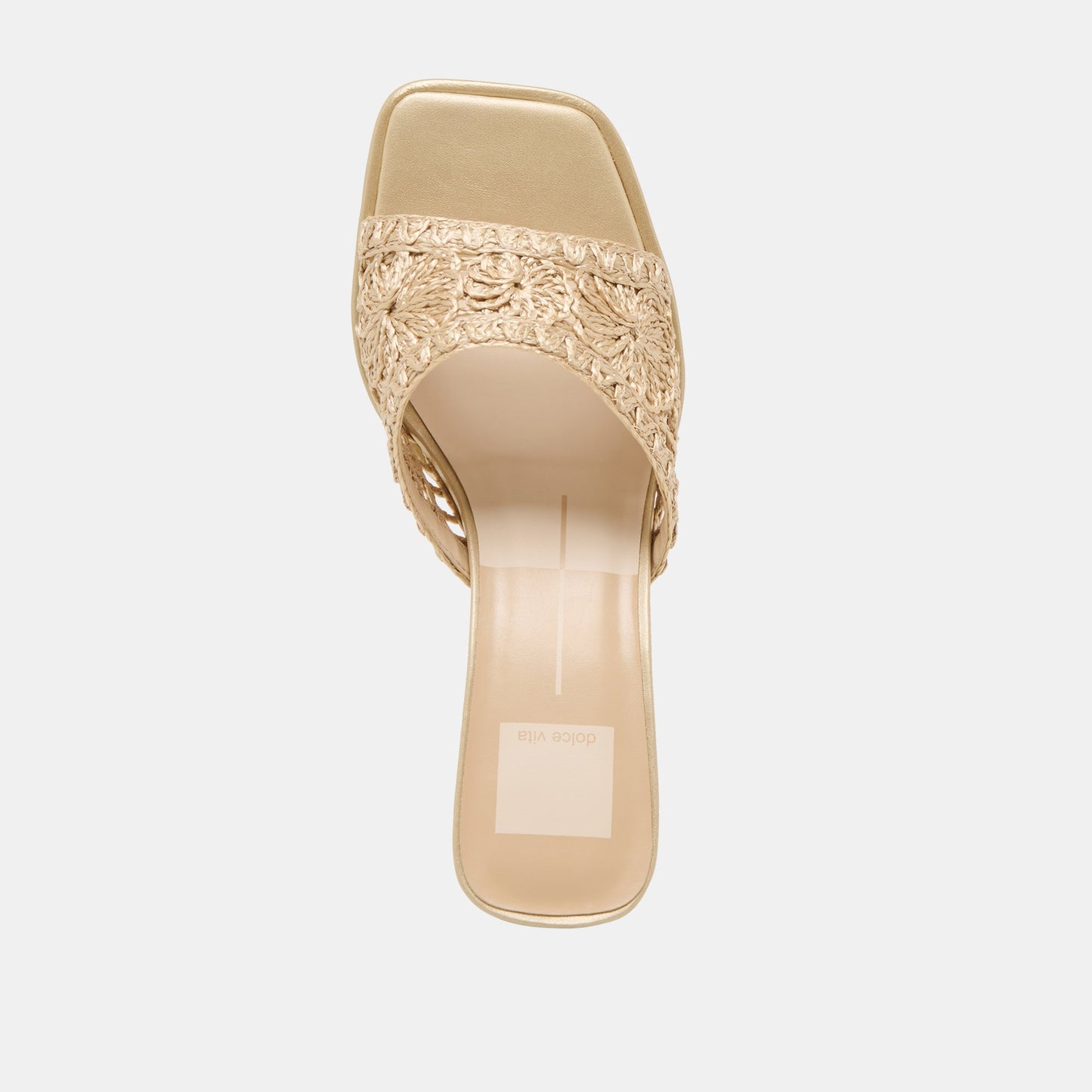 Dolce Vita MAYLAH HEELS LIGHT GOLD MACRAME