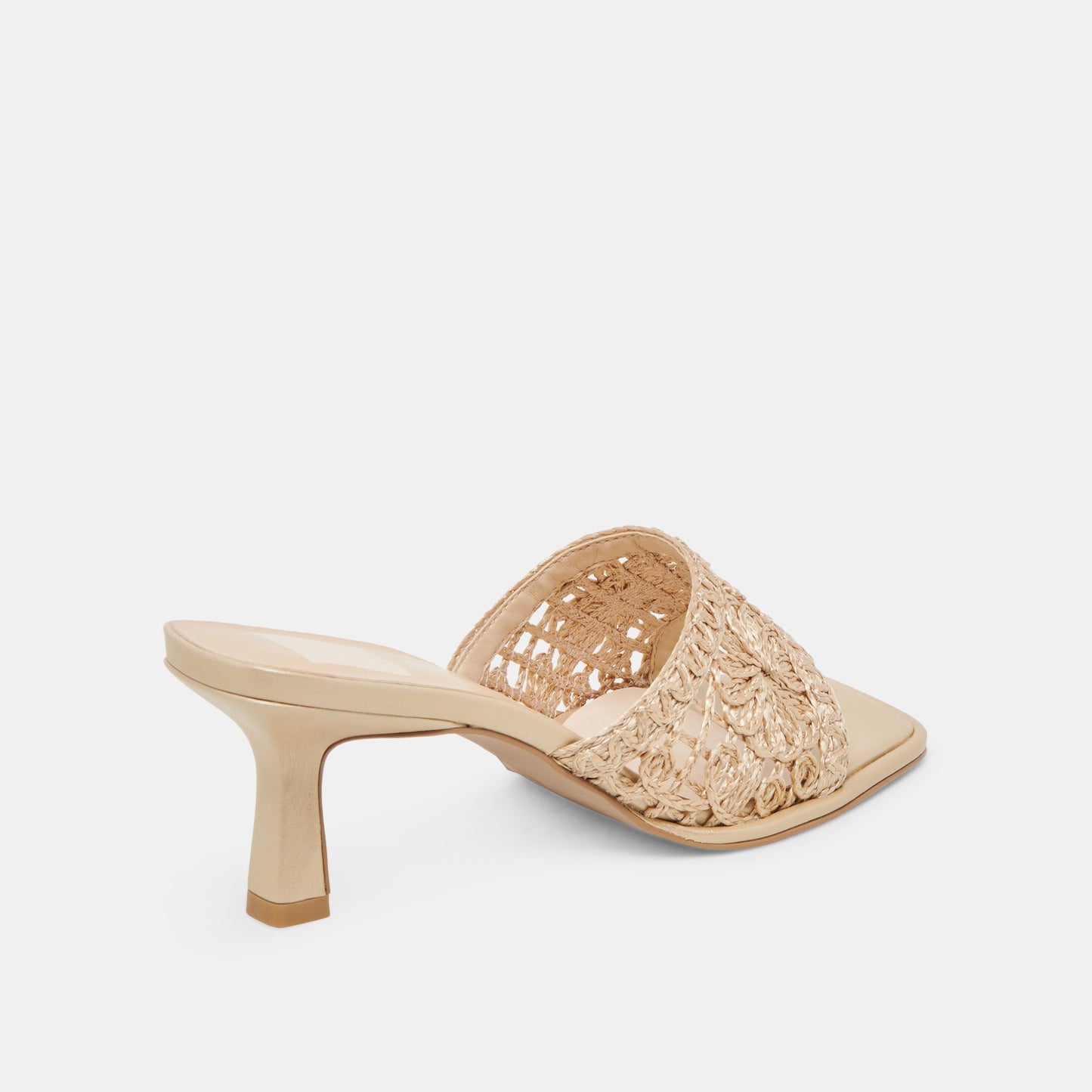Dolce Vita MAYLAH HEELS LIGHT GOLD MACRAME