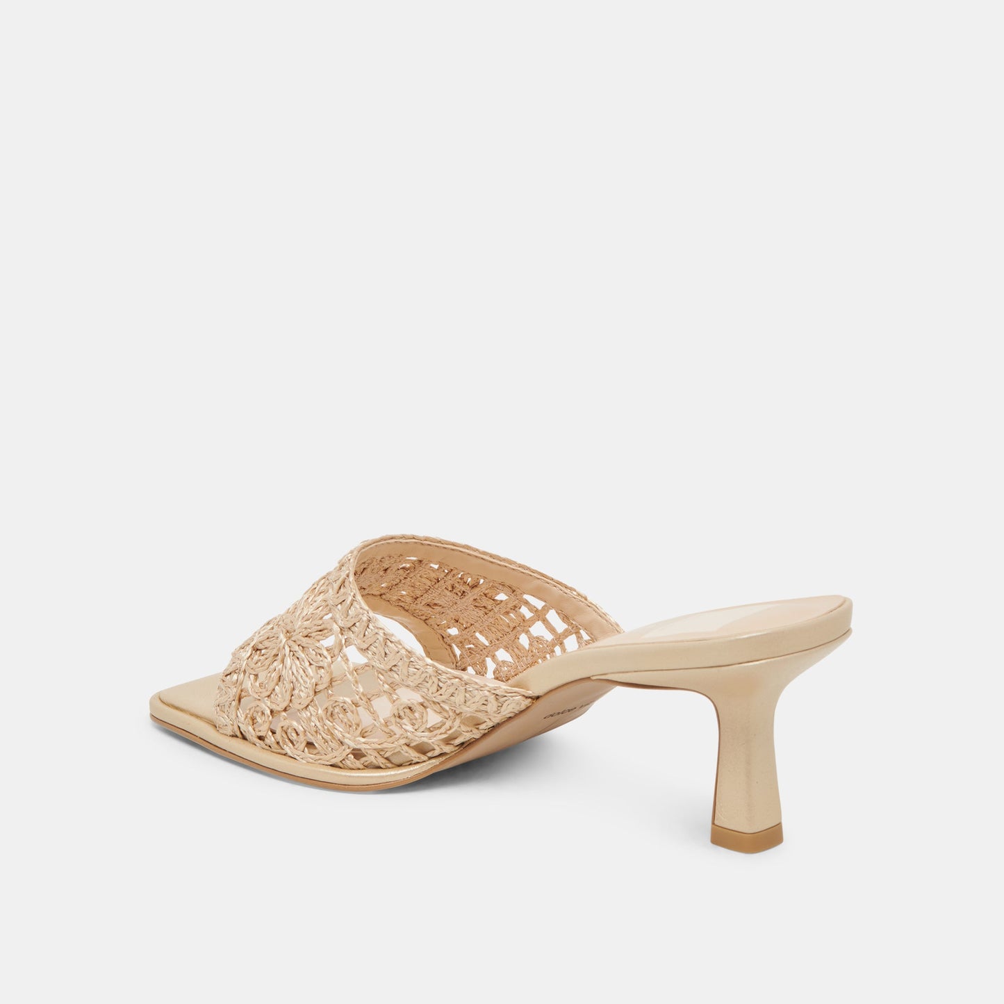 Dolce Vita MAYLAH HEELS LIGHT GOLD MACRAME