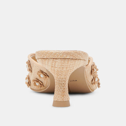 Dolce Vita CAMILO HEELS LT NATURAL RAFFIA