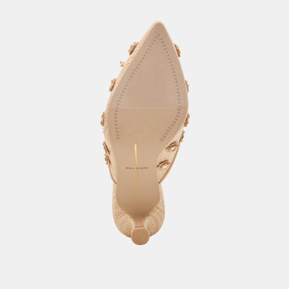 Dolce Vita CAMILO HEELS LT NATURAL RAFFIA