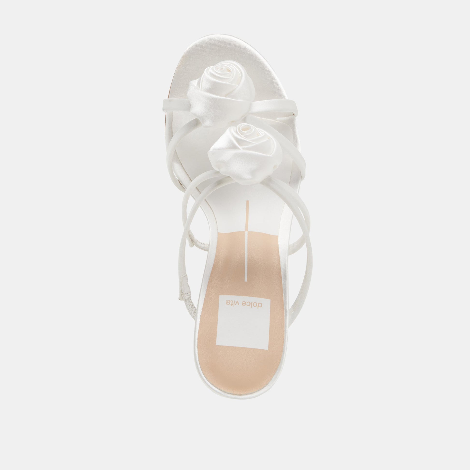 Dolce Vita LINZY HEELS TRUE WHITE SATIN