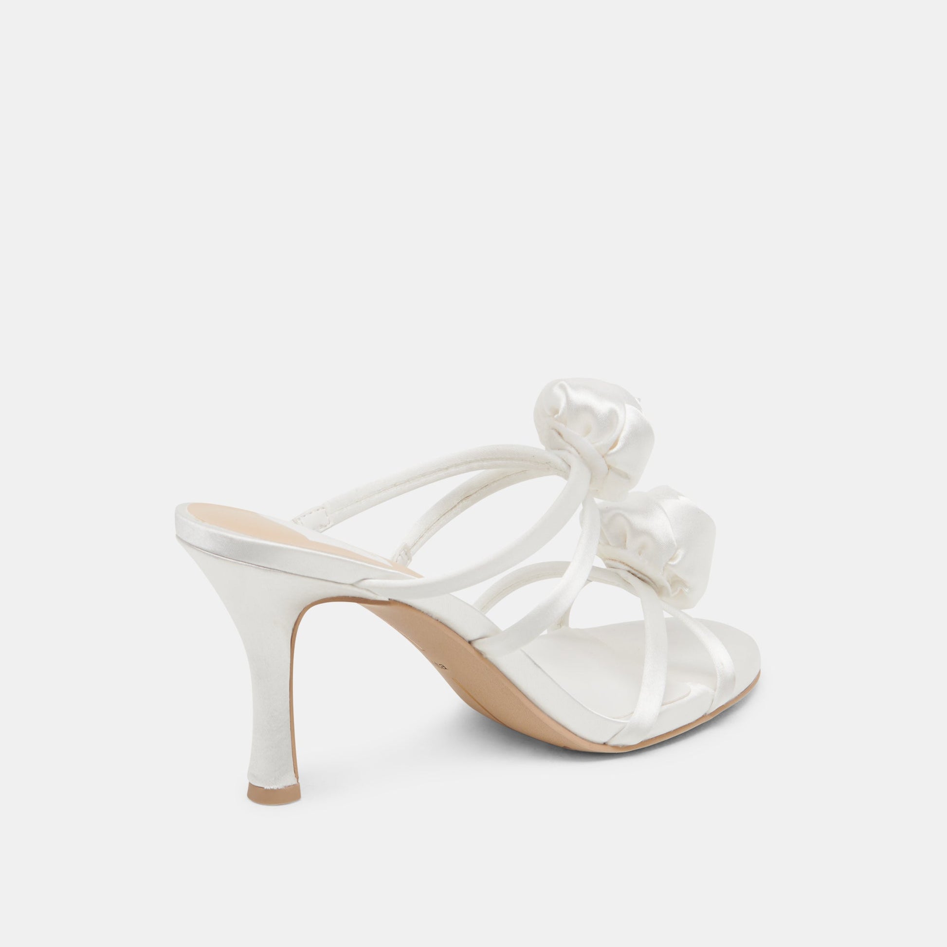 Dolce Vita LINZY HEELS TRUE WHITE SATIN