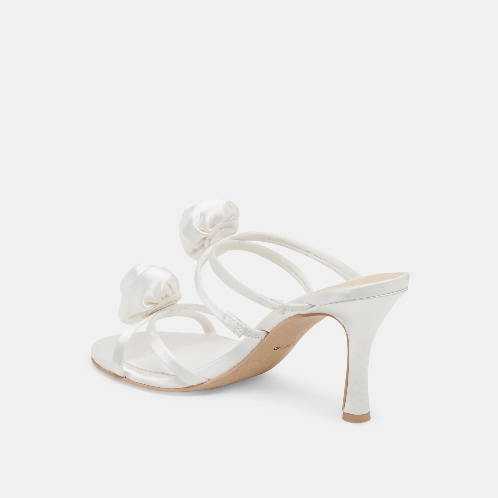 Dolce Vita LINZY HEELS TRUE WHITE SATIN