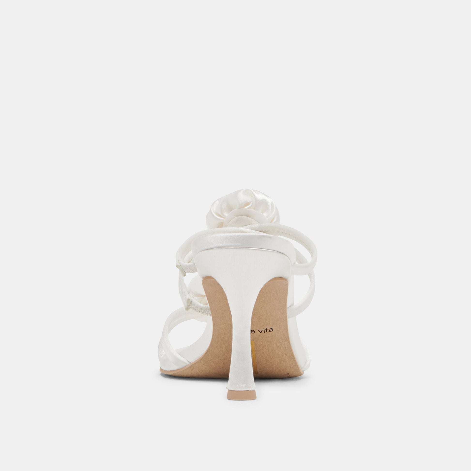 Dolce Vita LINZY HEELS TRUE WHITE SATIN