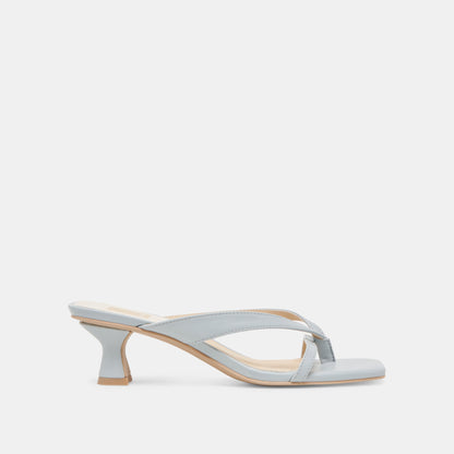 Dolce Vita BREVEL WIDE HEELS LIGHT BLUE LEATHER