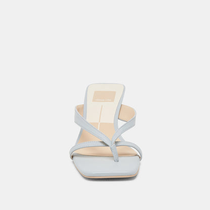Dolce Vita BREVEL WIDE HEELS LIGHT BLUE LEATHER
