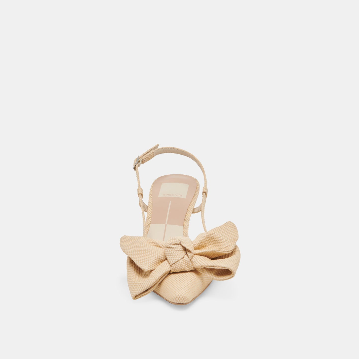 Dolce Vita ODELA BOW HEELS NATURAL WOVEN RAFFIA