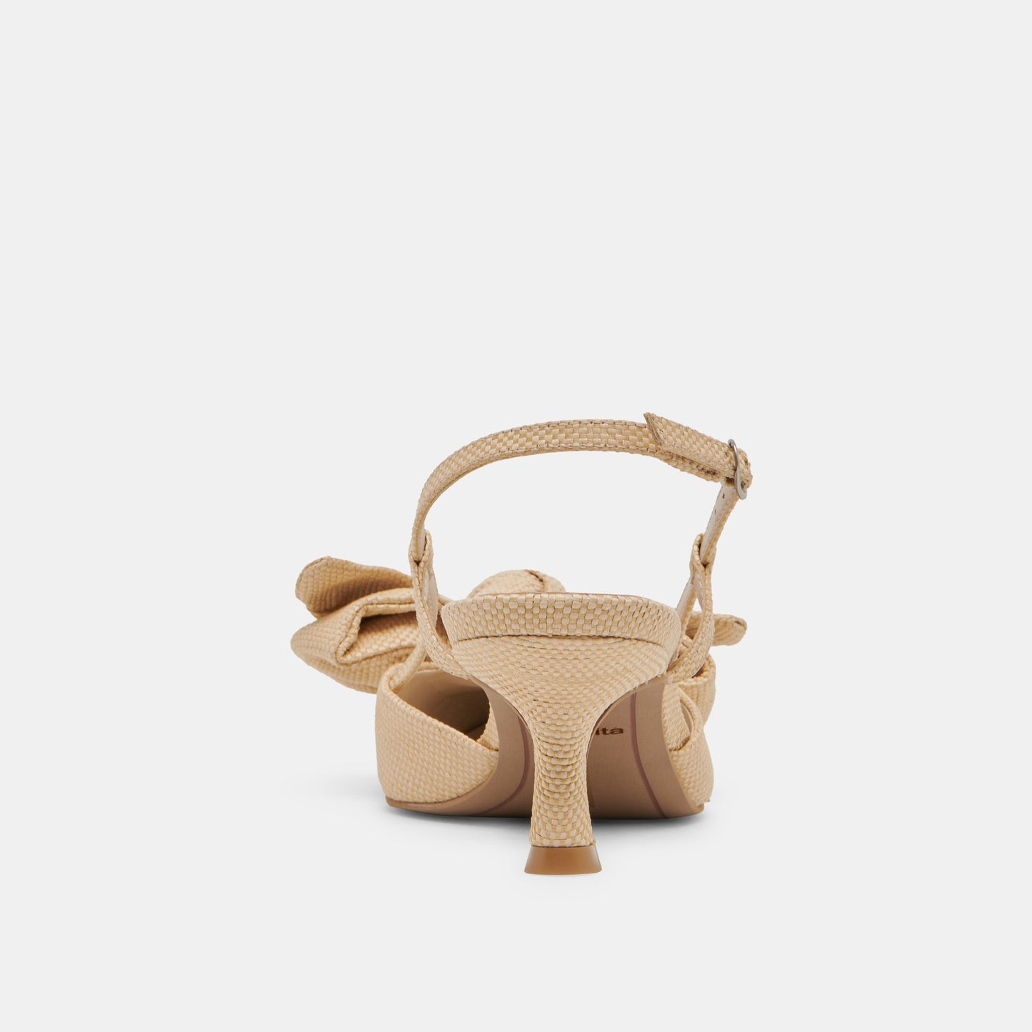 Dolce Vita ODELA BOW HEELS NATURAL WOVEN RAFFIA