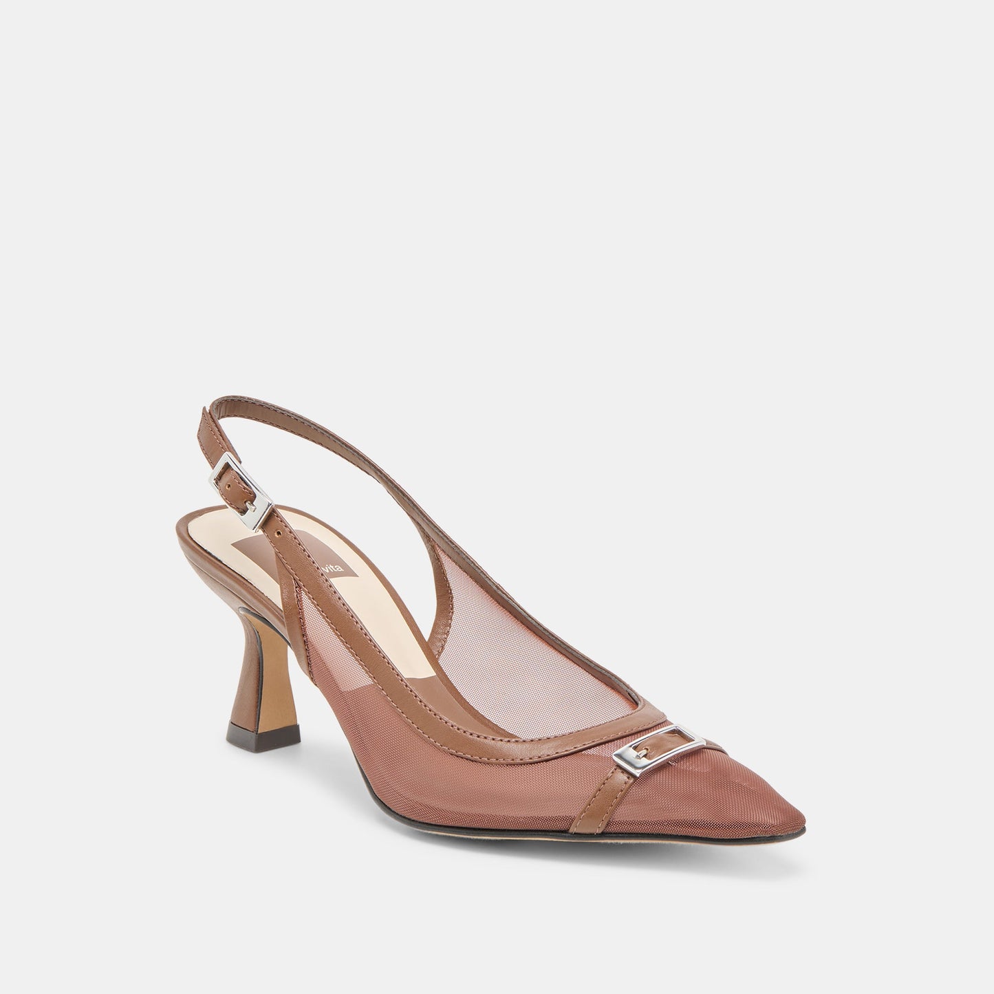 Dolce Vita Lorine Espresso Mesh Heels