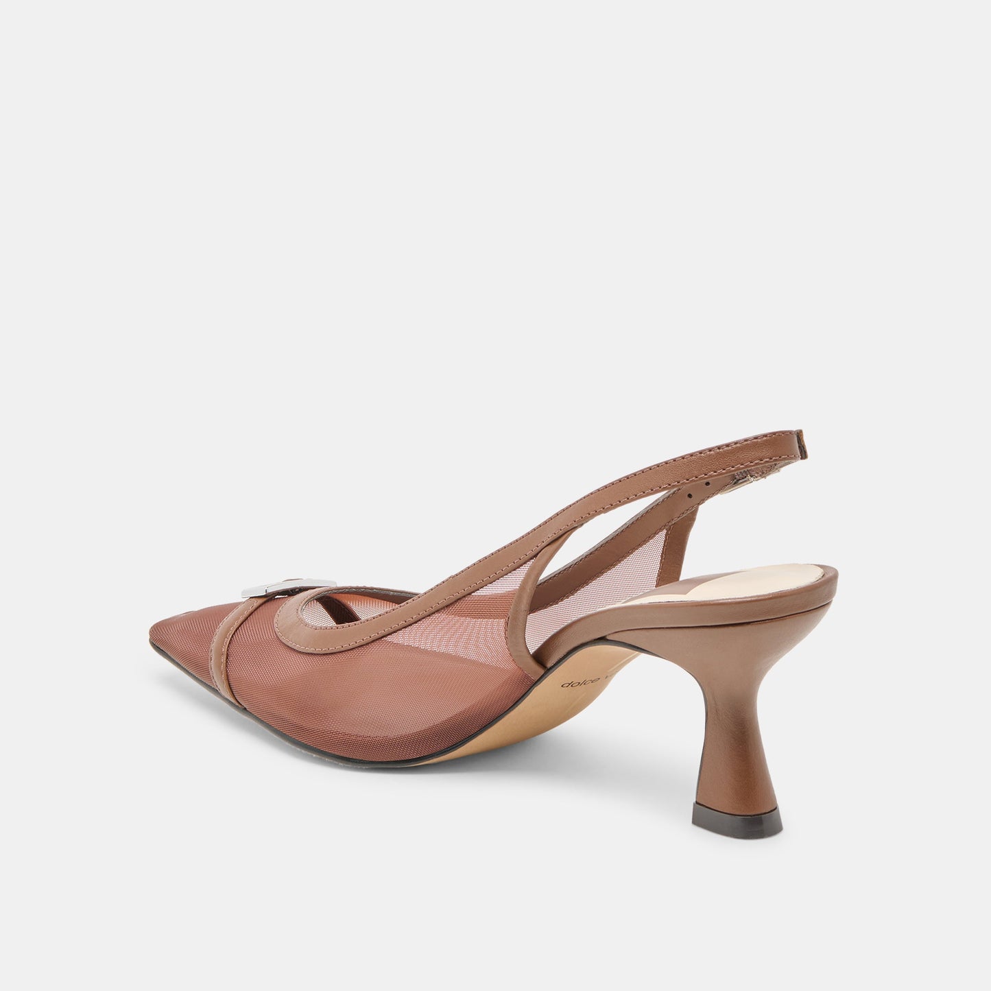 Dolce Vita Lorine Espresso Mesh Heels