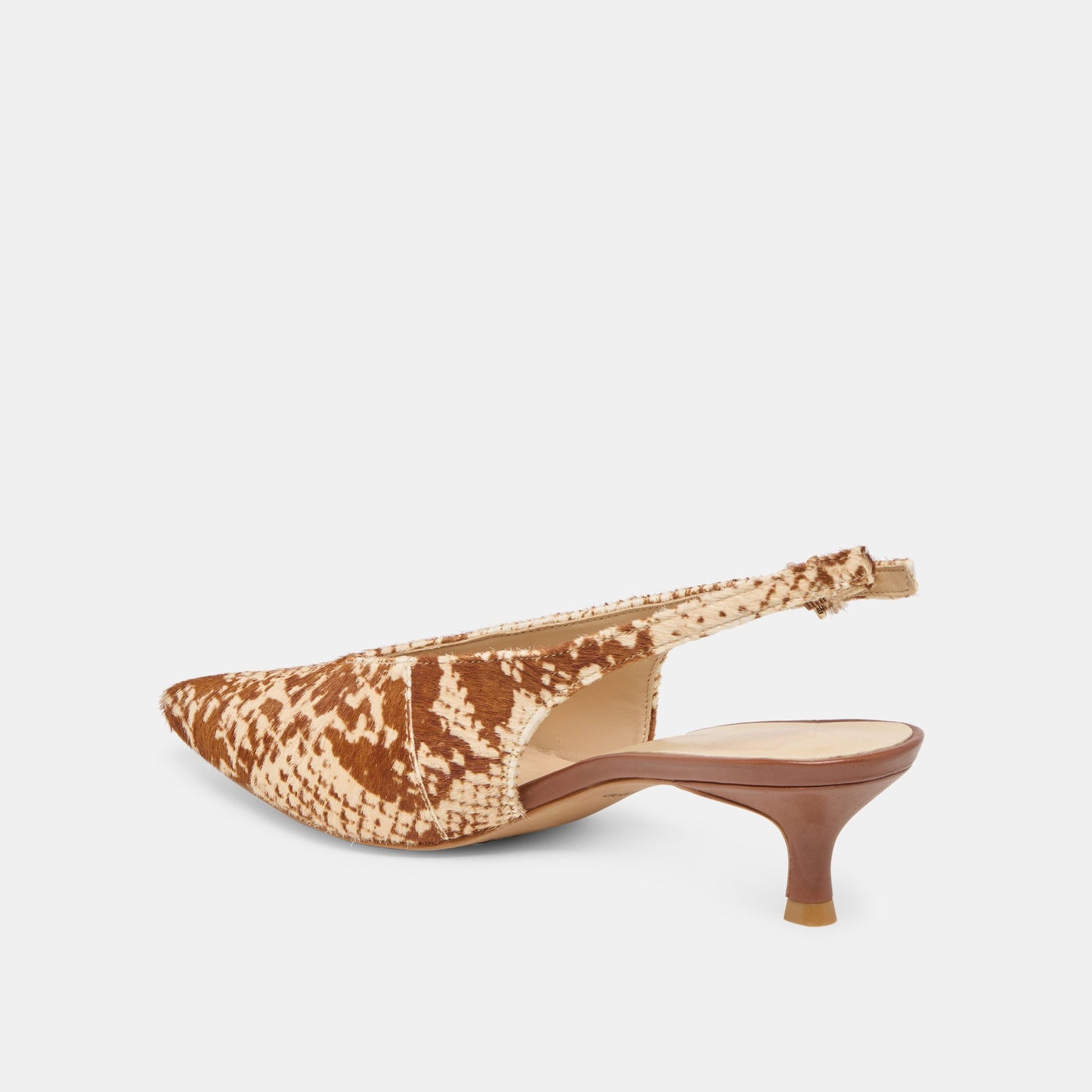 Dolce Vita Alenna Brown Snake Calf Hair Heels
