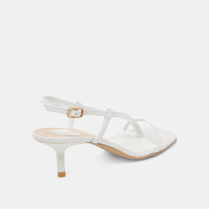 Dolce Vita LAURY HEELS TRUE WHITE LEATHER