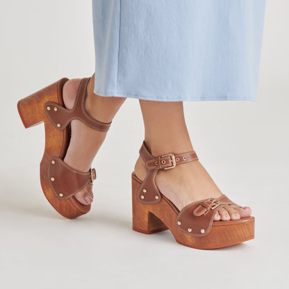 Dolce Vita YANDY HEELS COGNAC LEATHER