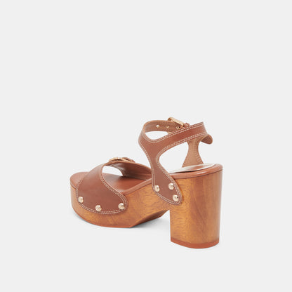 Dolce Vita YANDY HEELS COGNAC LEATHER