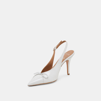 Dolce Vita GEENA HEELS WHITE LEATHER
