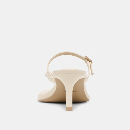 Dolce Vita Biaga Off White Leather Heels