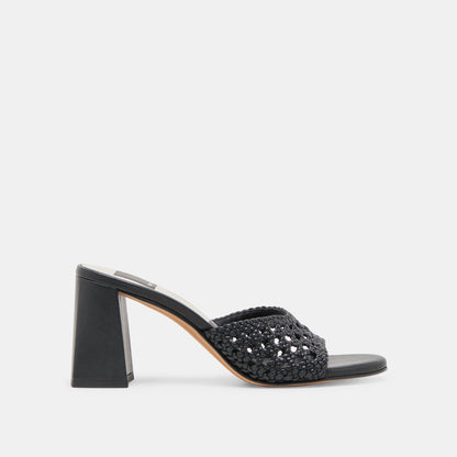 Dolce Vita MARGOE HEELS BLACK WOVEN STELLA