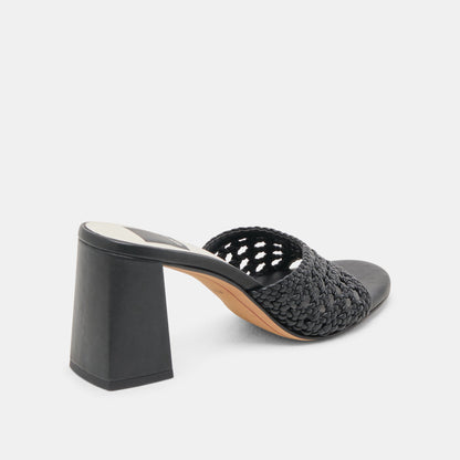 Dolce Vita MARGOE HEELS BLACK WOVEN STELLA