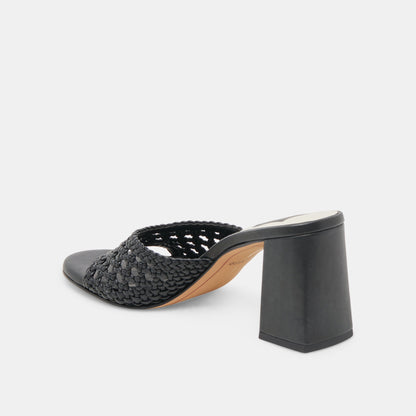 Dolce Vita MARGOE HEELS BLACK WOVEN STELLA