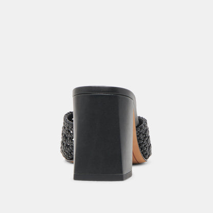 Dolce Vita MARGOE HEELS BLACK WOVEN STELLA