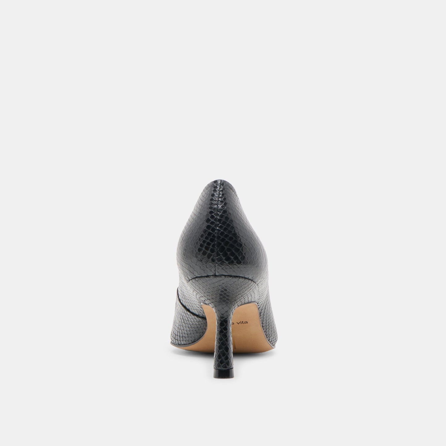 Dolce Vita Briona Onyx Embossed Leather Heels