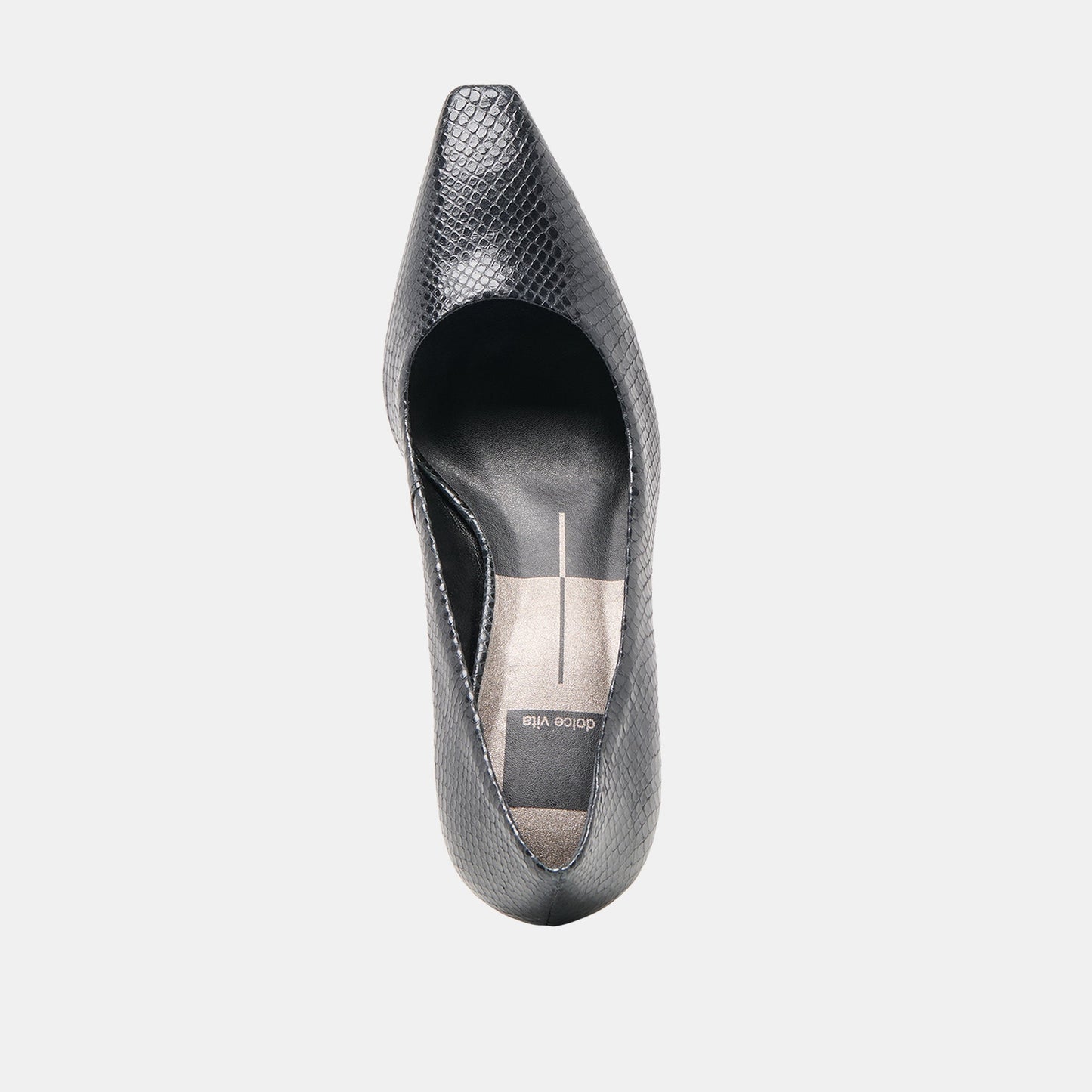 Dolce Vita Briona Onyx Embossed Leather Heels