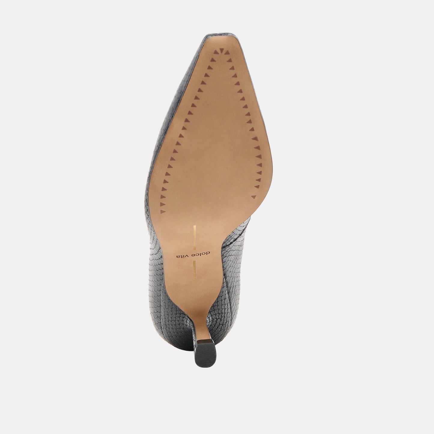 Dolce Vita Briona Onyx Embossed Leather Heels