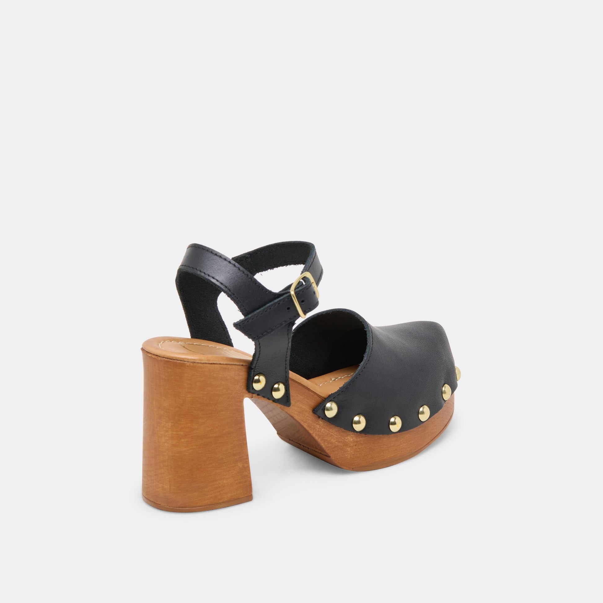Dolce Vita CLOVER HEELS BLACK LEATHER